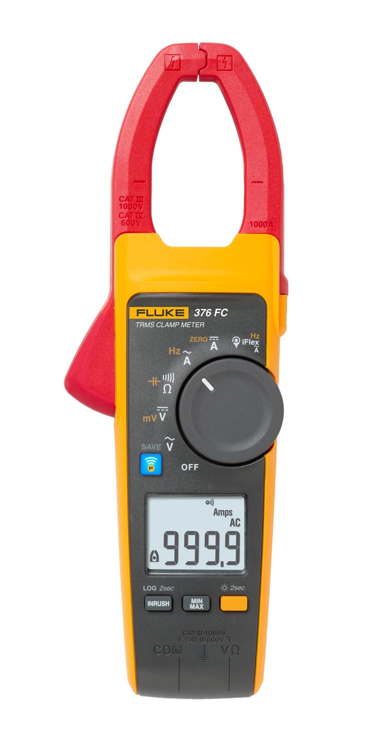 Fluke Networks FLUKE-376 FC Pinza Amperimètrica, Multicolor