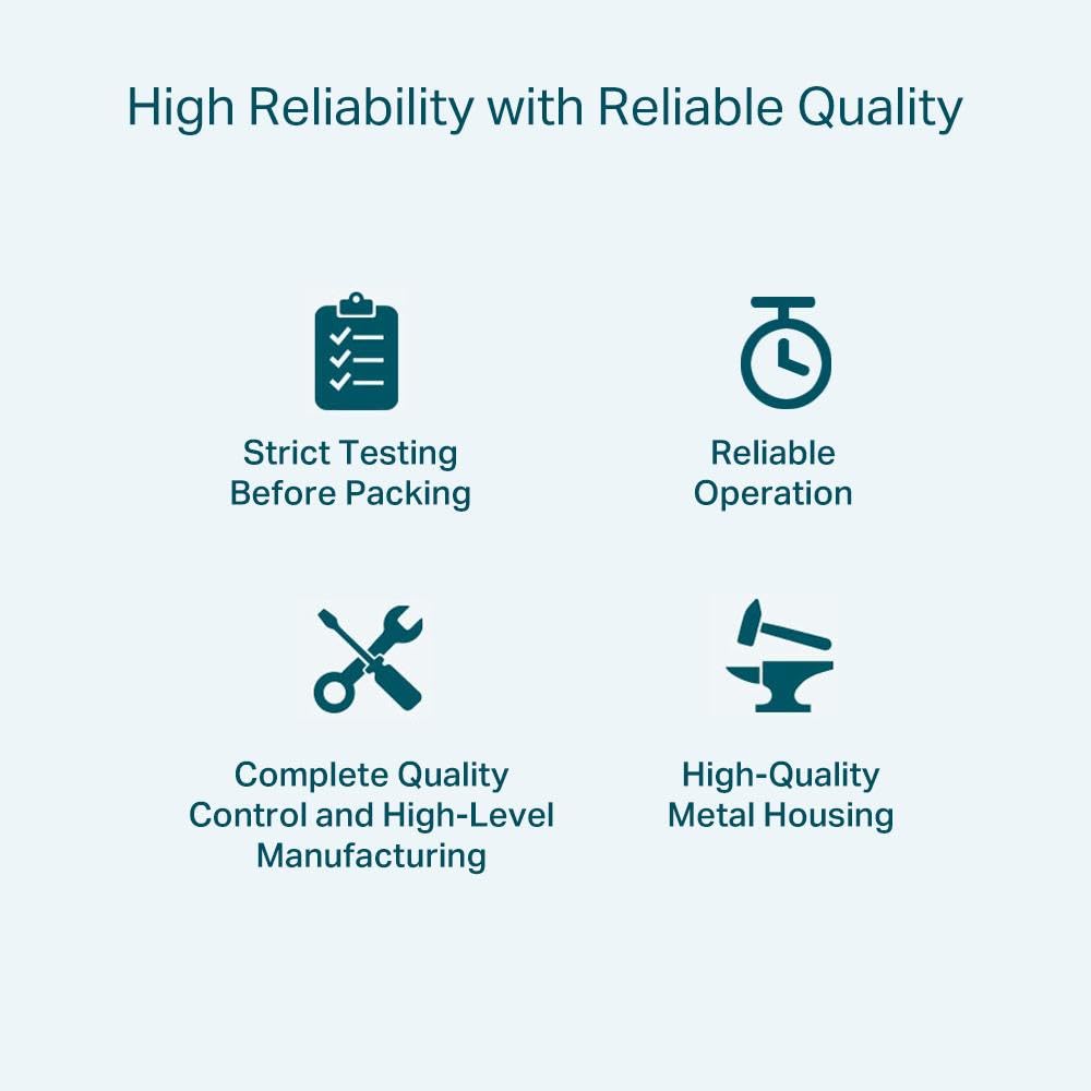 TP-Link 48-Puertos Rápido Ethernet Switch No Gestionable | Plug and Play | Montaje en Rack| Carcasa Metálica | Sin Ventilador| Vitalicia Limitada (TL-SF1048)