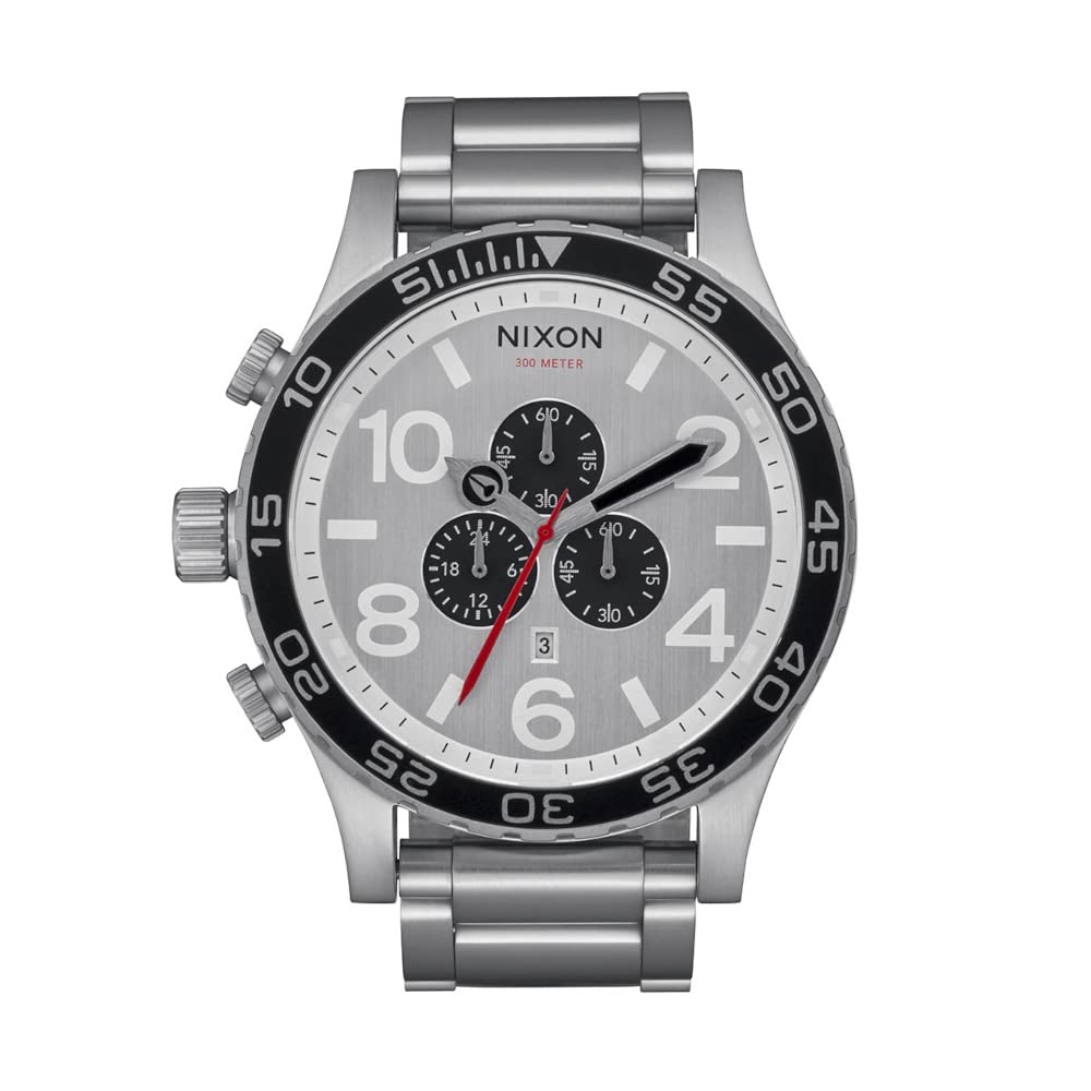 Nixon Reloj Analógico para Hombre de Cuarzo con Correa en Acero Inoxidable A083-2871-00