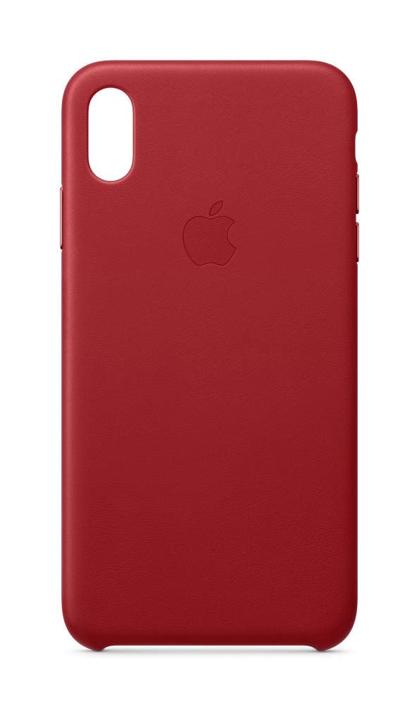 Apple Funda Leather Case (para el iPhone XS Max) - (PRODUCT)RED