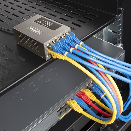 StarTech.com Switch PoE/PoE+/ PoE++ 802.3af/802.3at/802.3bt de 4 Puertos - 95W - Inyector Power Over Ethernet 5G (NBASE-T)