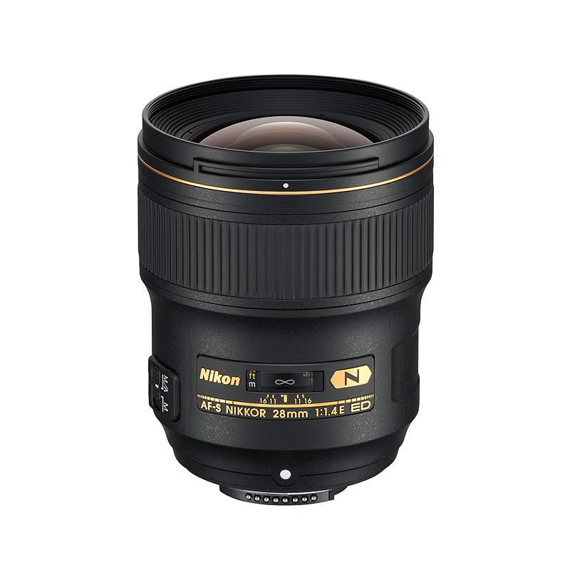 Nikon AF-S 28MM F1.4 ED - Objetivo para montura F (distancia focal 28 mm, apertura f/1.4) negro