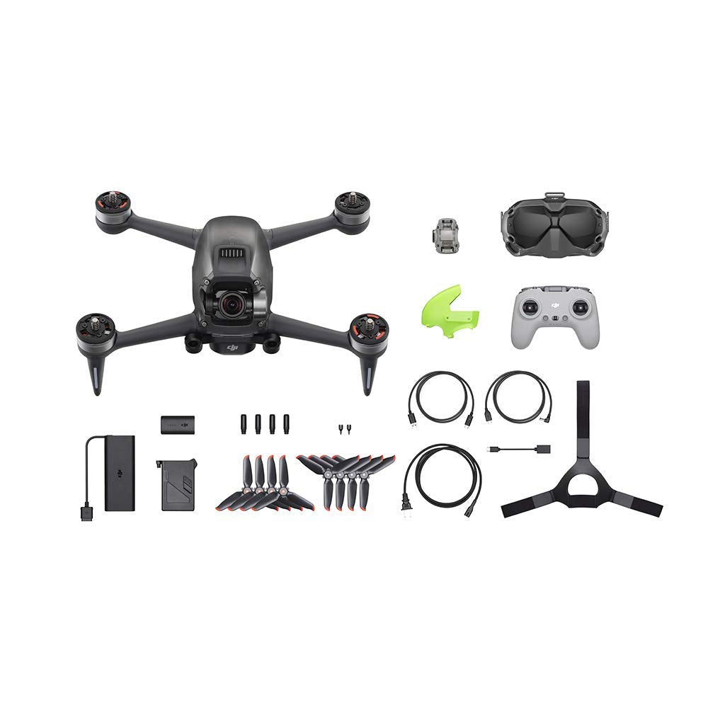 DJI FPV Combo Care Refresh Auto-activated- Drone, Quadcopter, OcuSync 3.0 HD Transmisión, 4k Vídeo, Experiencia de Vuelo Inmersiva, Súper Gran Angular de 150°, Con Care Refresh