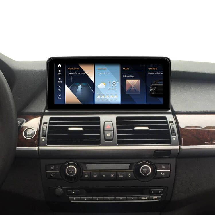 Koason Android 1920HD 10.25Pulgada Pantalla Mostrar Screen Monitor Display Upgrade Autoradio Multimedia CarPlay GPS Navigazione para BMW X5 X6 X5M X6M E70 E71 CCC