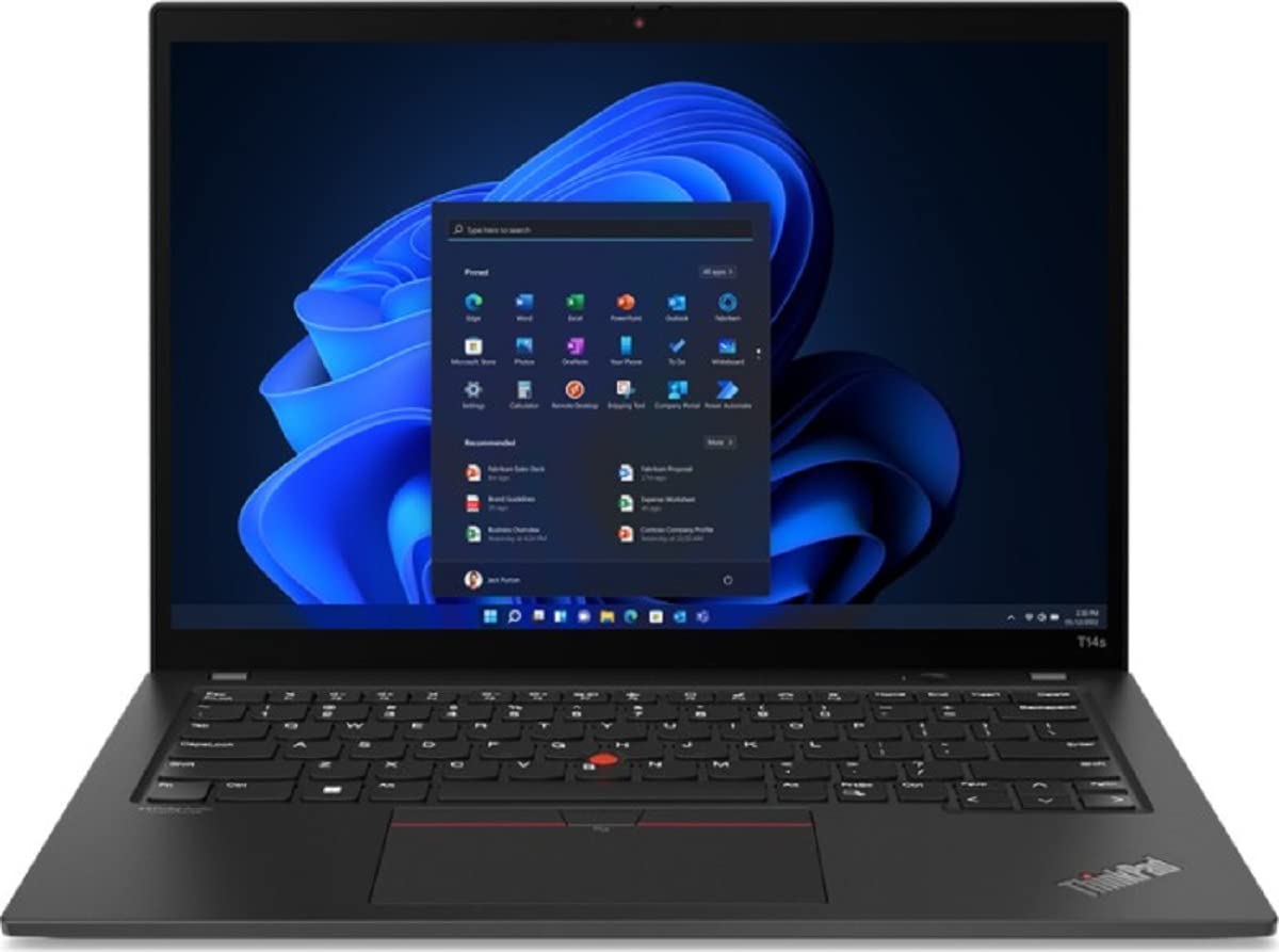 Lenovo ThinkPad T14s i7-1255U Ordenador portatil Portátil 35,6 cm (14") WUXGA Intel® Core™ i7 16 GB LPDDR5-SDRAM 1000 GB SSD Wi-Fi 6E (802.11ax) Windows 11 Pro Negro