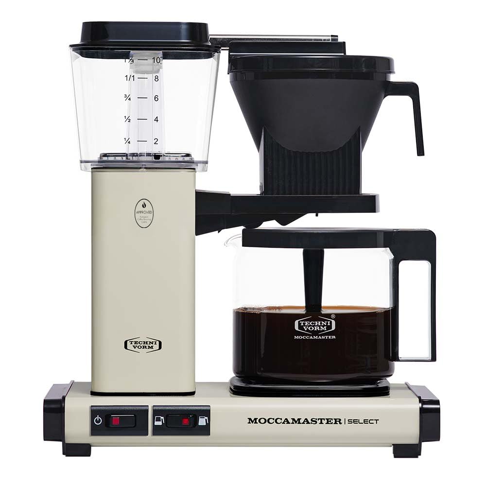 Moccamaster, 53974, KBG Select, Cafetera Filtro, 1.25 litros, Off-White