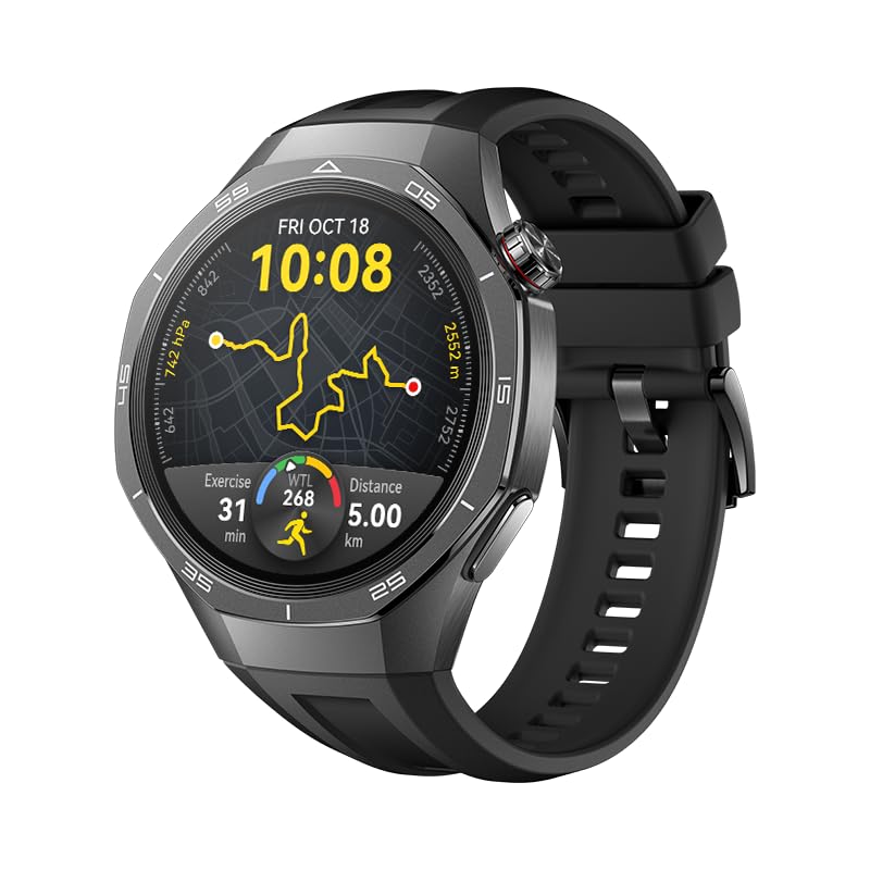 HUAWEI Reloj Inteligente Watch GT 5 Pro de 46 mm, diseño de Bordes Afilados, Reloj Deportivo de Nivel Profesional, Seguimiento de la Salud, monitoreo de ECG, hasta 14 días de duración de la batería,