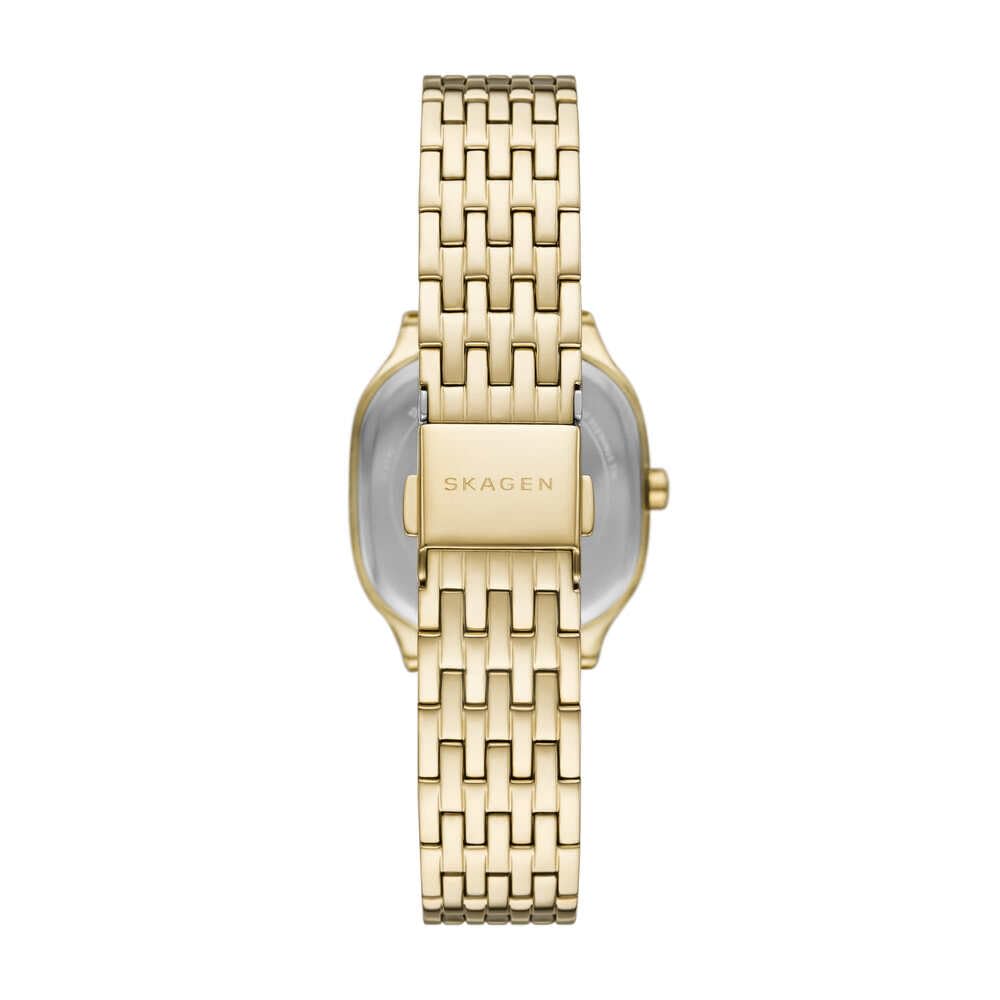 Skagen Reloj Analógico para Mujeres de Cuarzo con Correa en Acero Inoxidable SKW3162, 28MM, Tono Oro