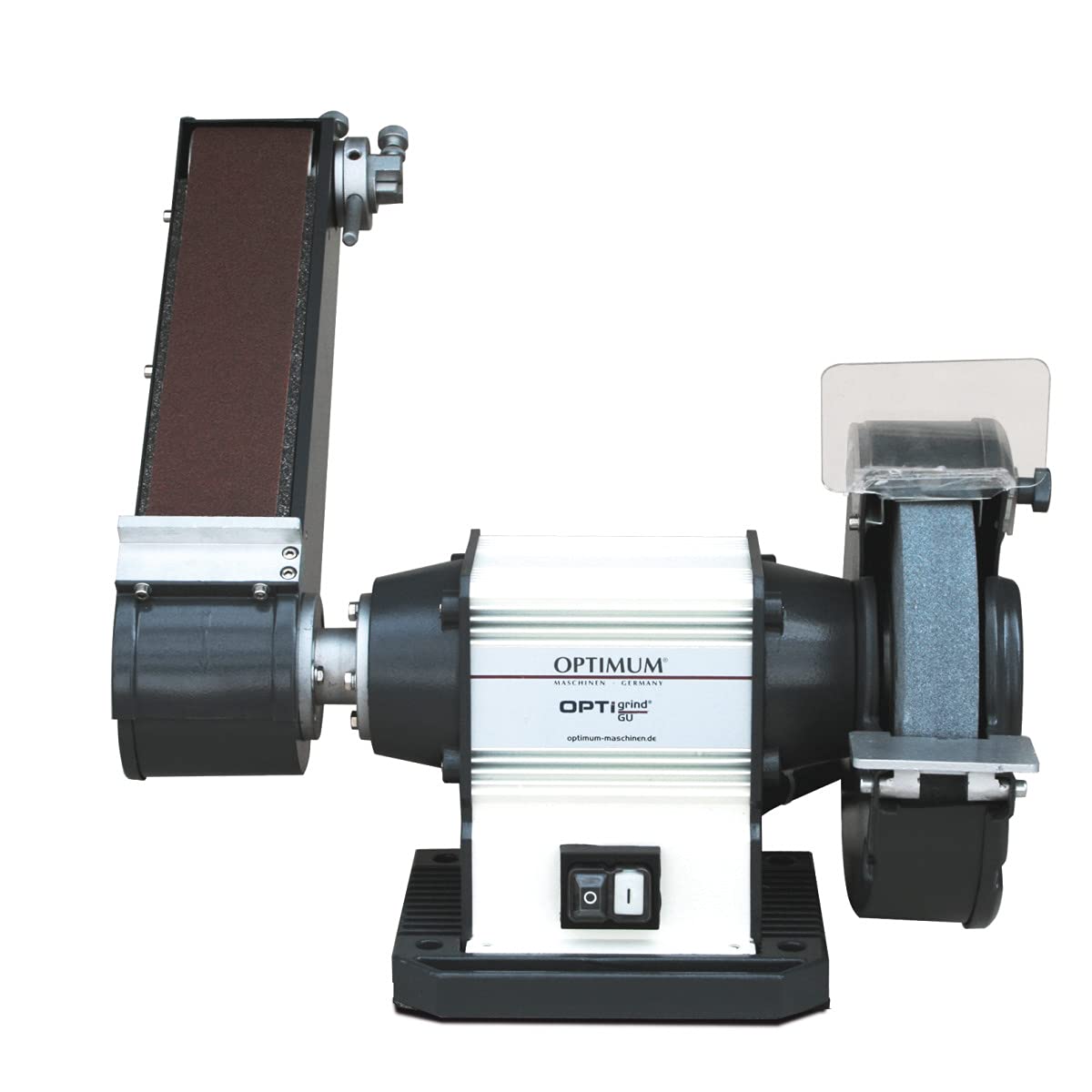OPTIMUM 3101575 Optimum Modelo GU 20S Esmeriladora con Brazo de Lijado, 400V