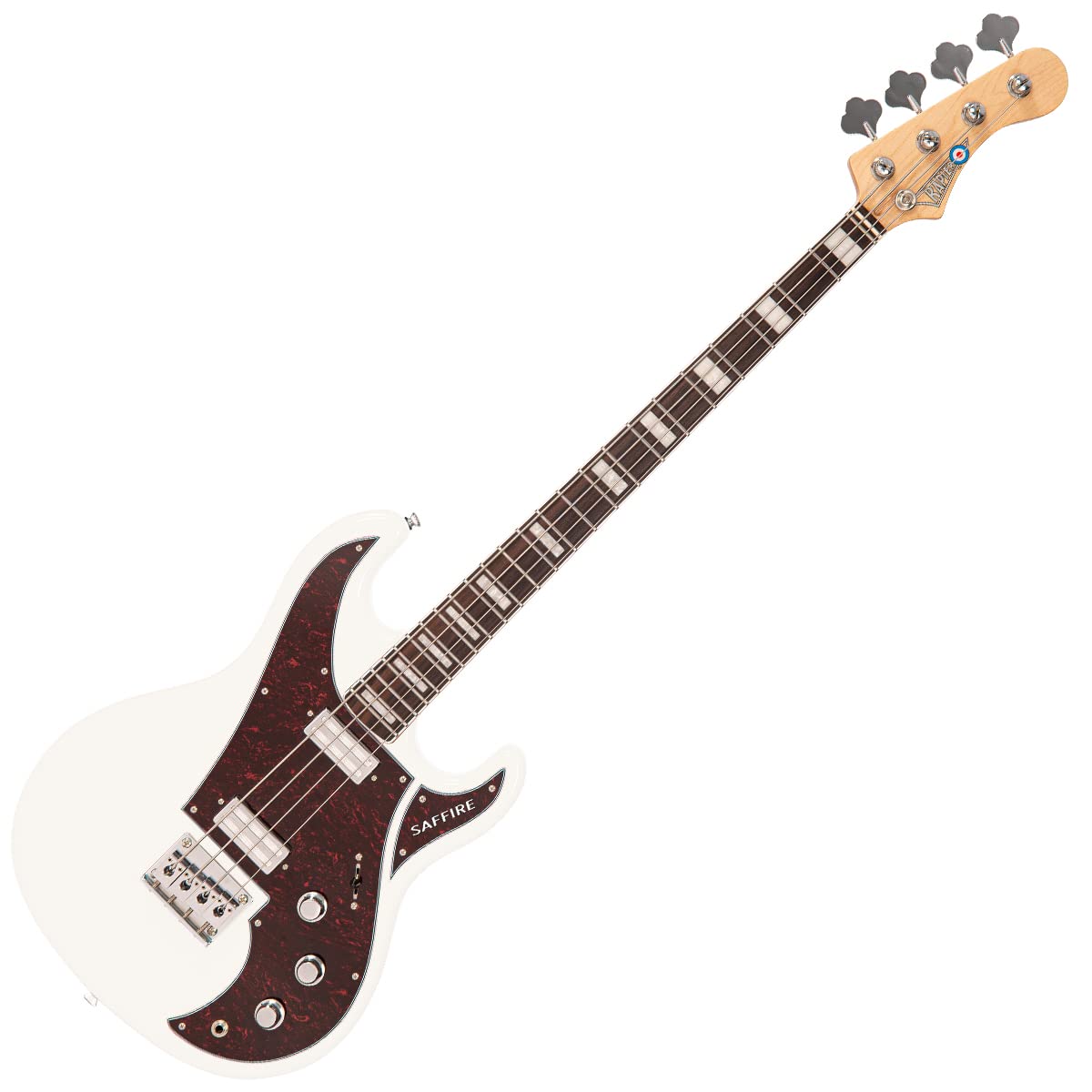 RAPIER SAFFIRE - Guitarra de bajo - Blanco ártico