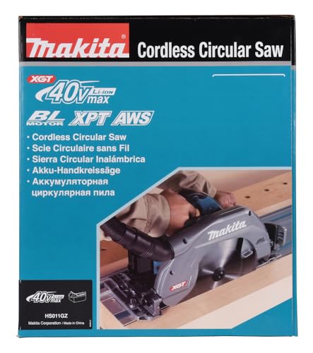 Makita HS011GZ Sierra circular 40V Max XGT sin escobillas de 270 mm – Baterías y cargadores no incluidos