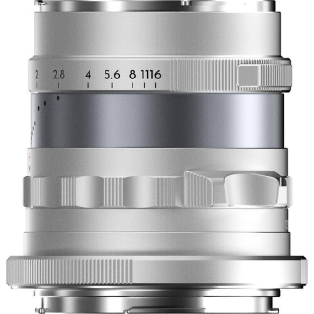 Thypoch Lente de fotografía de fotograma Completo Simera 28 mm f1.4 para Montura Canon RF, Color Plateado