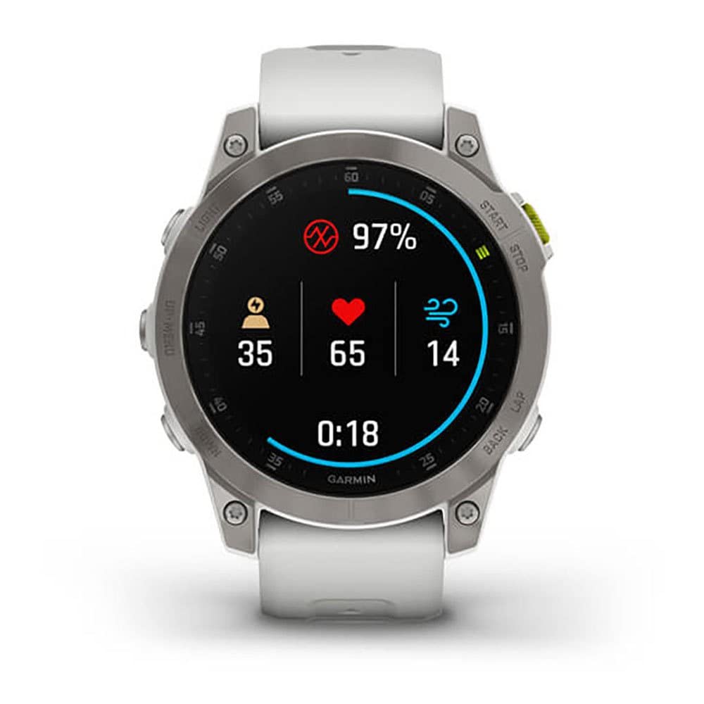 Garmin EPIX (Gen 2) Blanco Nieve, Titanio Titán