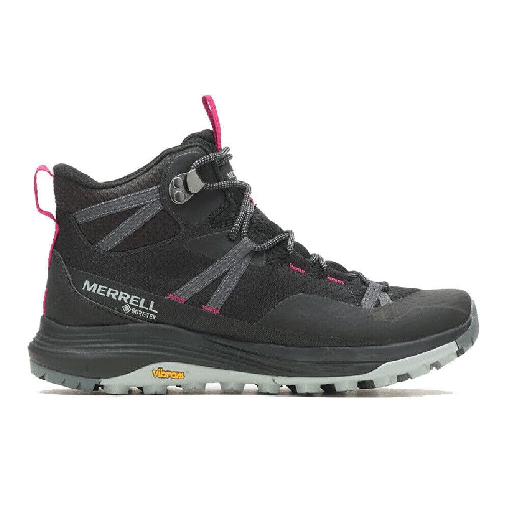Merrell Siren 4 Mid GTX-Black, Zapatillas Mujer, 40 EU