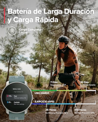 Suunto 9 Peak Reloj deportivo GPS con batería de larga duración y medición de frecuencia cardiaca en la muñeca
