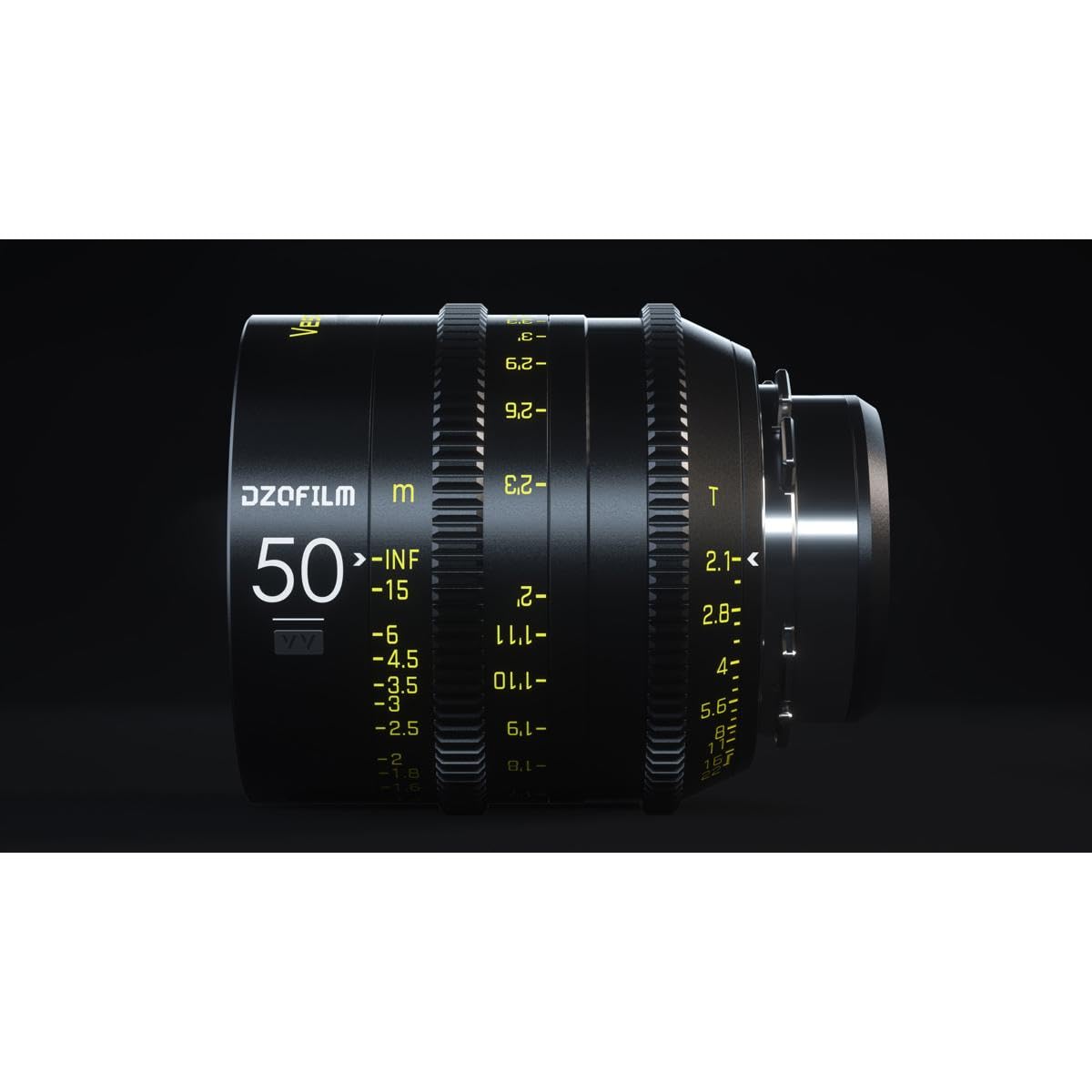 DZOFILM Cine Lens Vespid Prime 50 T2.1 for PL/EF Mount (VV/FF)