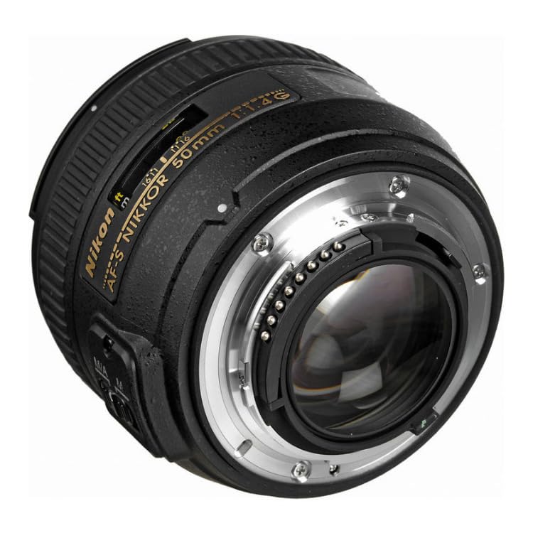 Nikon AF-S 50mm F1.4 G - Objetivo para Nikon (distancia focal fija 50mm, apertura f/1.4) color negro