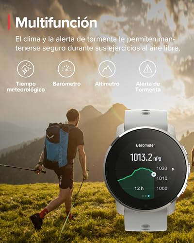 Suunto 9 Peak Reloj deportivo GPS con batería de larga duración y medición de frecuencia cardiaca en la muñeca