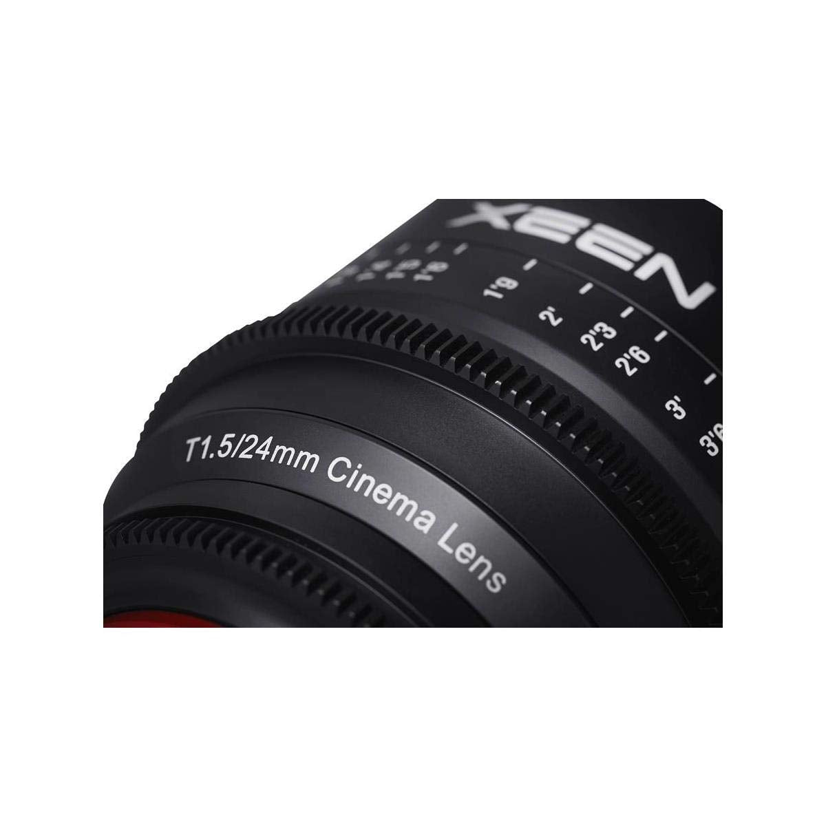 Rokinon Xeen XN24-C 24mm T1.5 Lente Profesional Cine para Canon EF, Negro