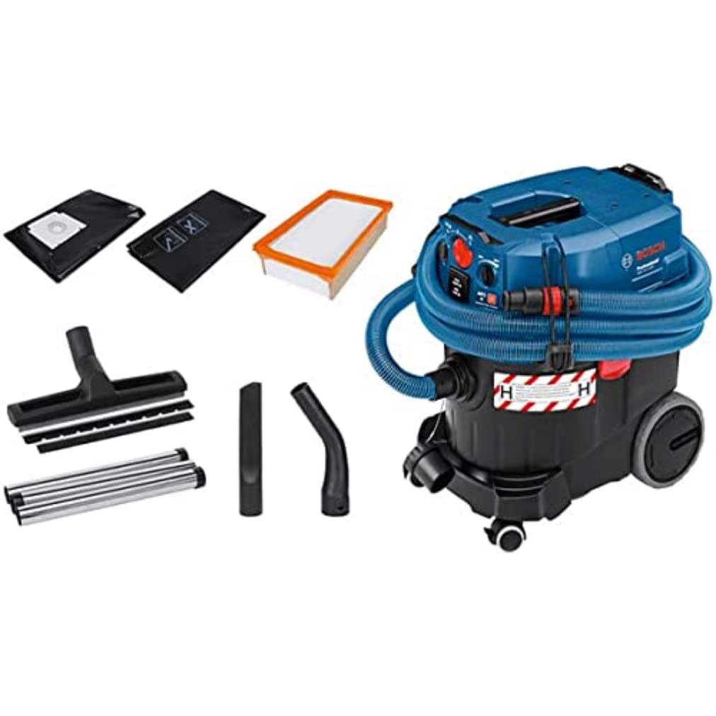 Bosch Professional Agua y Polvo Gas 35 H AFC, Bolsa, Rowing, Dyson Punto Negro Piscina Robot Escoba inalámbrico Coche Mesa Aspirador Rowenta y Karcher, Azul