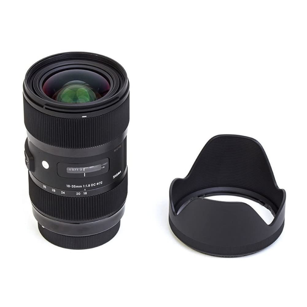 Sigma LH730-06 - Objetivo para cámaras Nikon (18-35mm, f/1.8, DC HSM, 72 mm), color negro