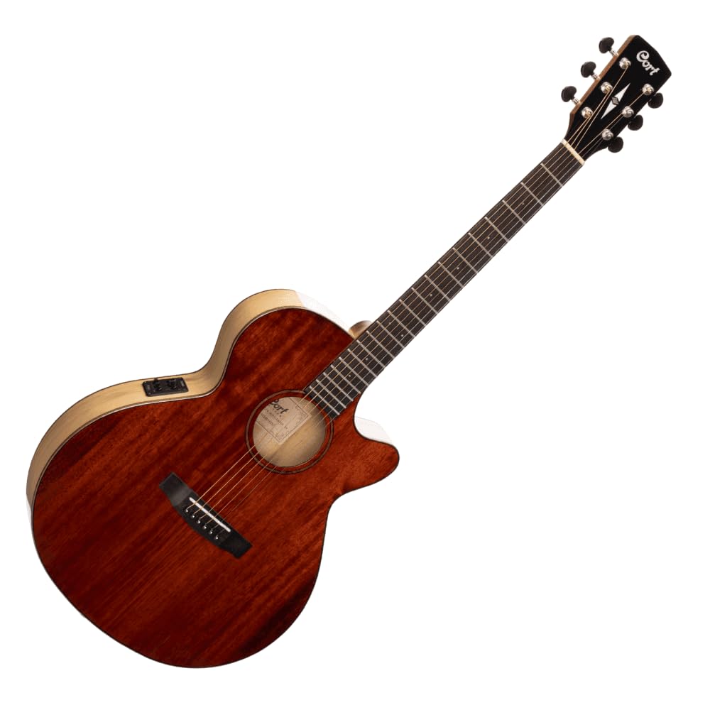 Cort SFX-MYBR - Guitarra electroacústica Sfx Myrtlewood Marrón Brill.