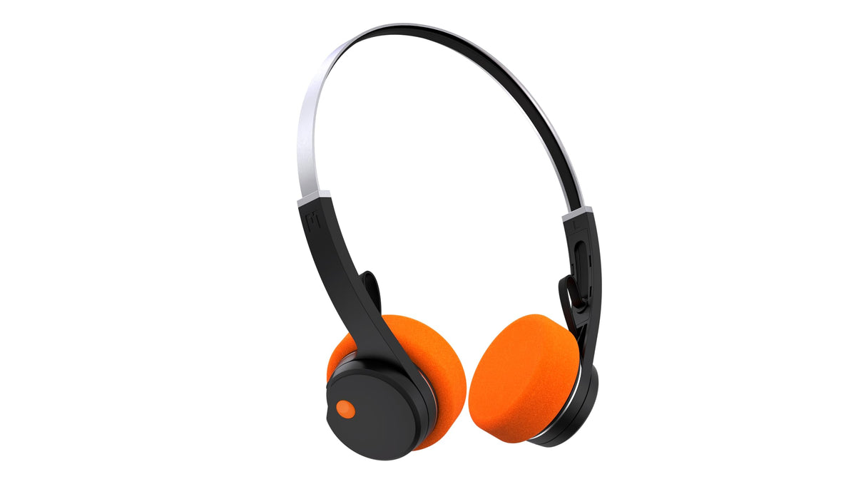 MONDO Freestyle On-Ear Bluetooth Headphones, Negro