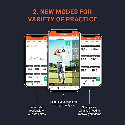 VOICE CADDIE Monitor de lanzamiento de golf portátil Voice Sc300I (2021)