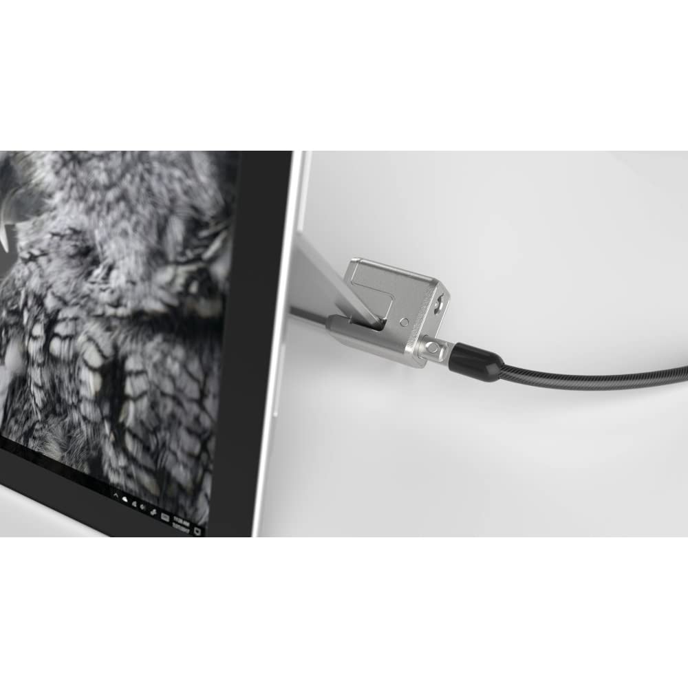 Kensington Candado de Cable con Llave para Ordenadores Portátiles Surface Pro y Surface Go con Cable de Acero al Carbono de 1,8 m (K68134WW)