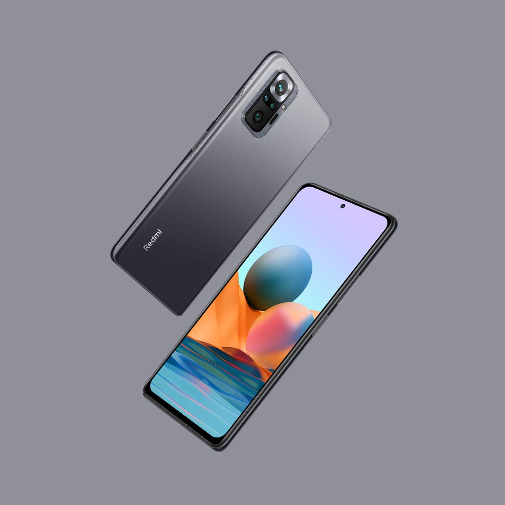 Xiaomi Redmi Note 10 Pro - Smartphone 6+128GB, Pantalla puntual AMOLED de 6.67 Pulgadas 120Hz, Snapdragon 732G, cámara cuádruple de 108MP, 5020mAh, Gris ónix (versión del Reino Unido)