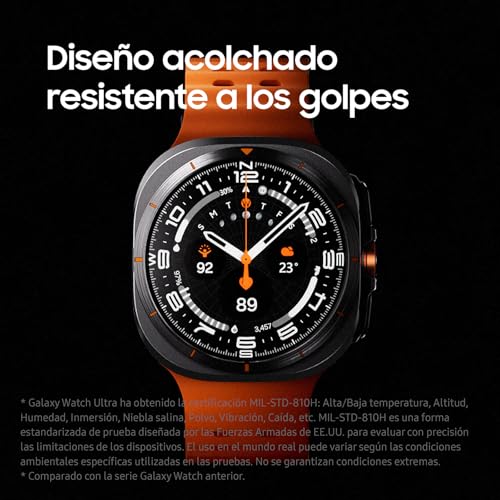 Samsung Galaxy Watch Ultra LTE 47mm + Cargador - Smartwatch, Control de Salud, Seguimiento Deportivo, Gris Oscuro (Versión Española)