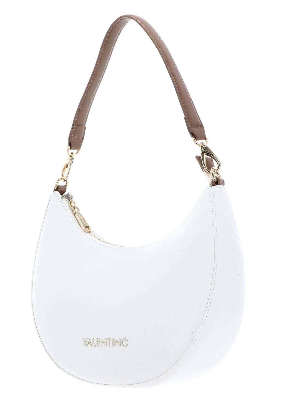 Valentino Alexia Hobo Bag Bianco/Cuoio