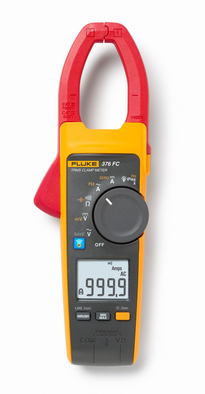 Fluke Networks FLUKE-376 FC Pinza Amperimètrica, Multicolor