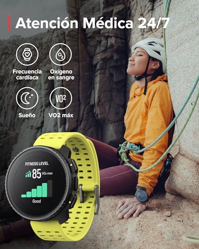 SUUNTO Vertical Reloj Deportivo - Smartwatch GPS, GPS de Doble Frecuencia, Mapas sin Conexión Gratuitos, Autonomía de hasta 50 Días, Carcasa Resistente Militarmente, Resistente al Agua hasta 100m