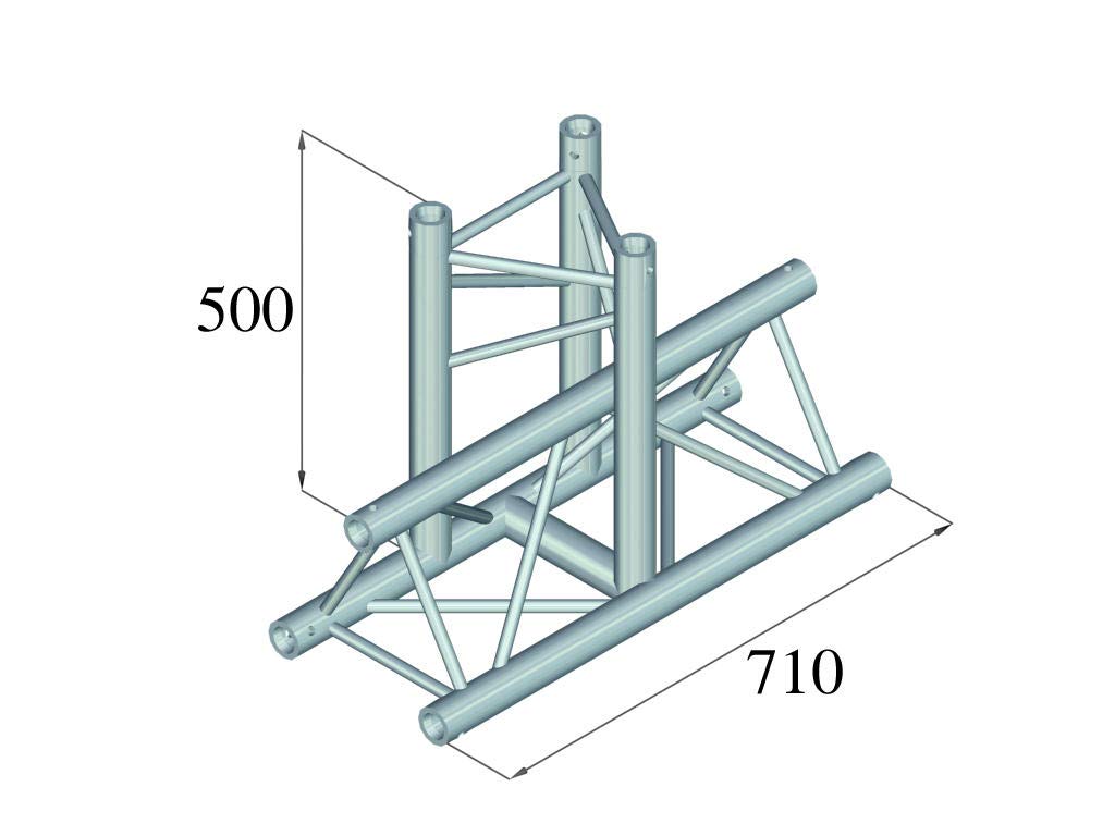 TRILOCK 6082AT-35 de 3 vías pieza en T