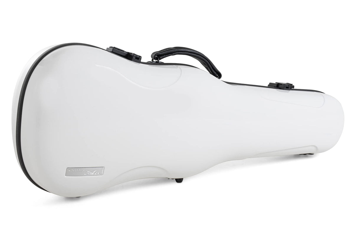 GEWA Violaformetui AIR 2.0 blanco alto brillo, con asa lateral adicional, Made in Germany