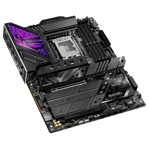 ASUS ROG Strix Z890-E Gaming WiFi - Placa Base ATX, 18+1+2+2 etapas de Potencia, DDR5, PCIe 5.0 Compatible con GPU de última generación, Siete Ranuras M.2, WiFi 7, AI Overclocking, AI Networking II