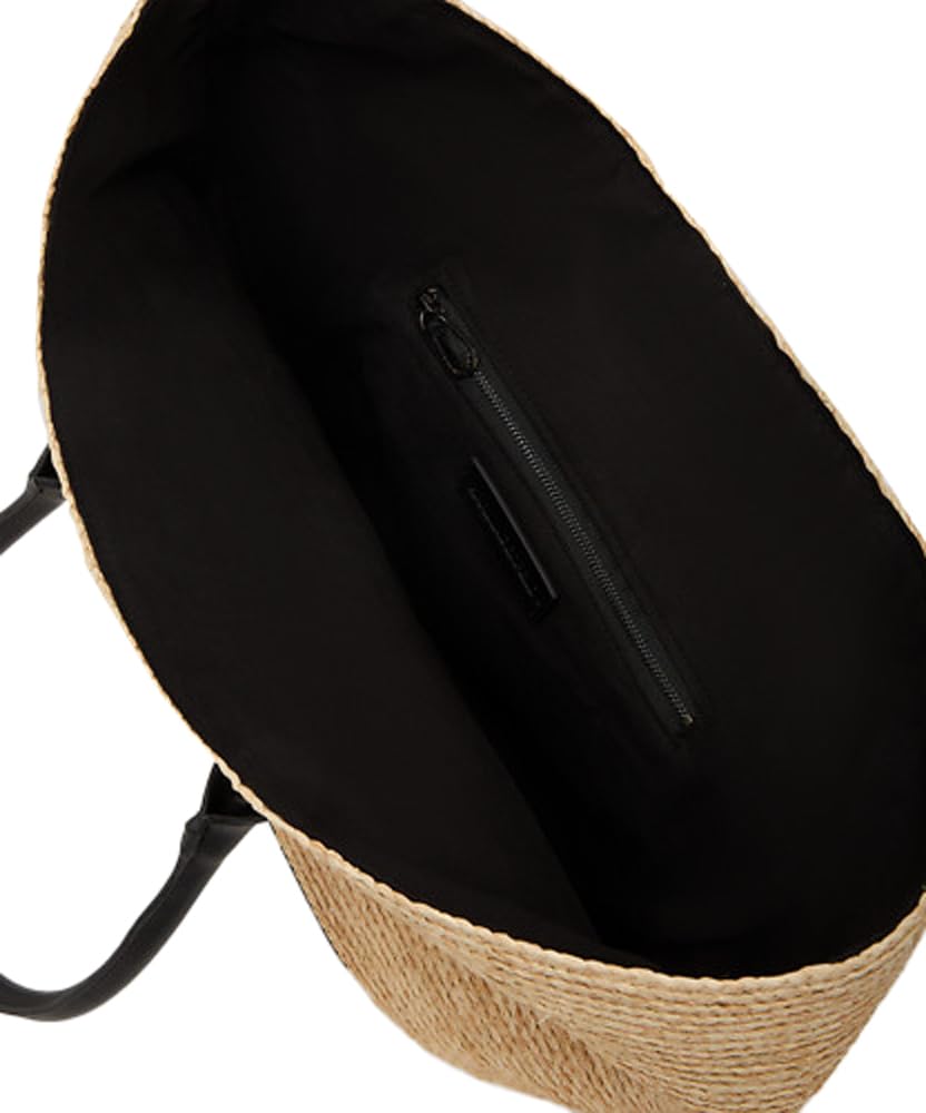 KARL LAGERFELD B.V K/Essential - Bolsa de playa pequeña para mujer, natural, talla única, naturaleza, K/Essential Small Beach Bag