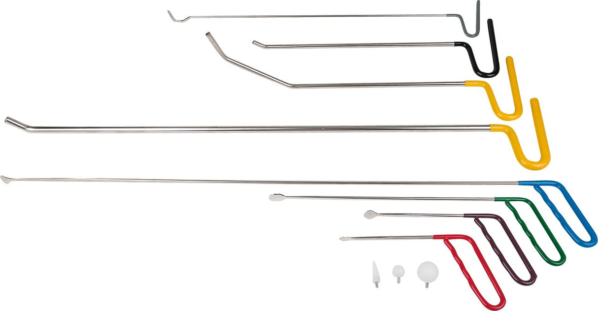 KS Tools 140.2490 Juego de sufrideras de carrocero, 11 pzs