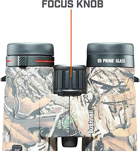 Bushnell - Legend L-Series Binocular - 10x42 - Realtree - Prisma de Techo - Rainguard HD - Recubrimiento de banda ultra ancha - Cristal ED - 198105