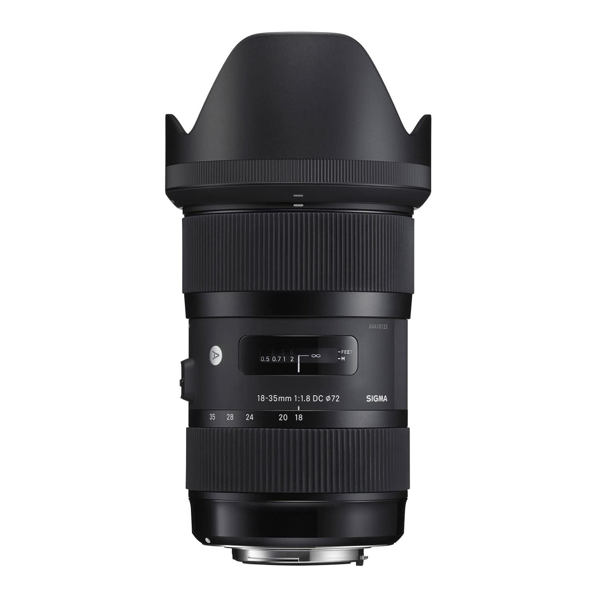 Sigma LH730-06 - Objetivo para cámaras Nikon (18-35mm, f/1.8, DC HSM, 72 mm), color negro