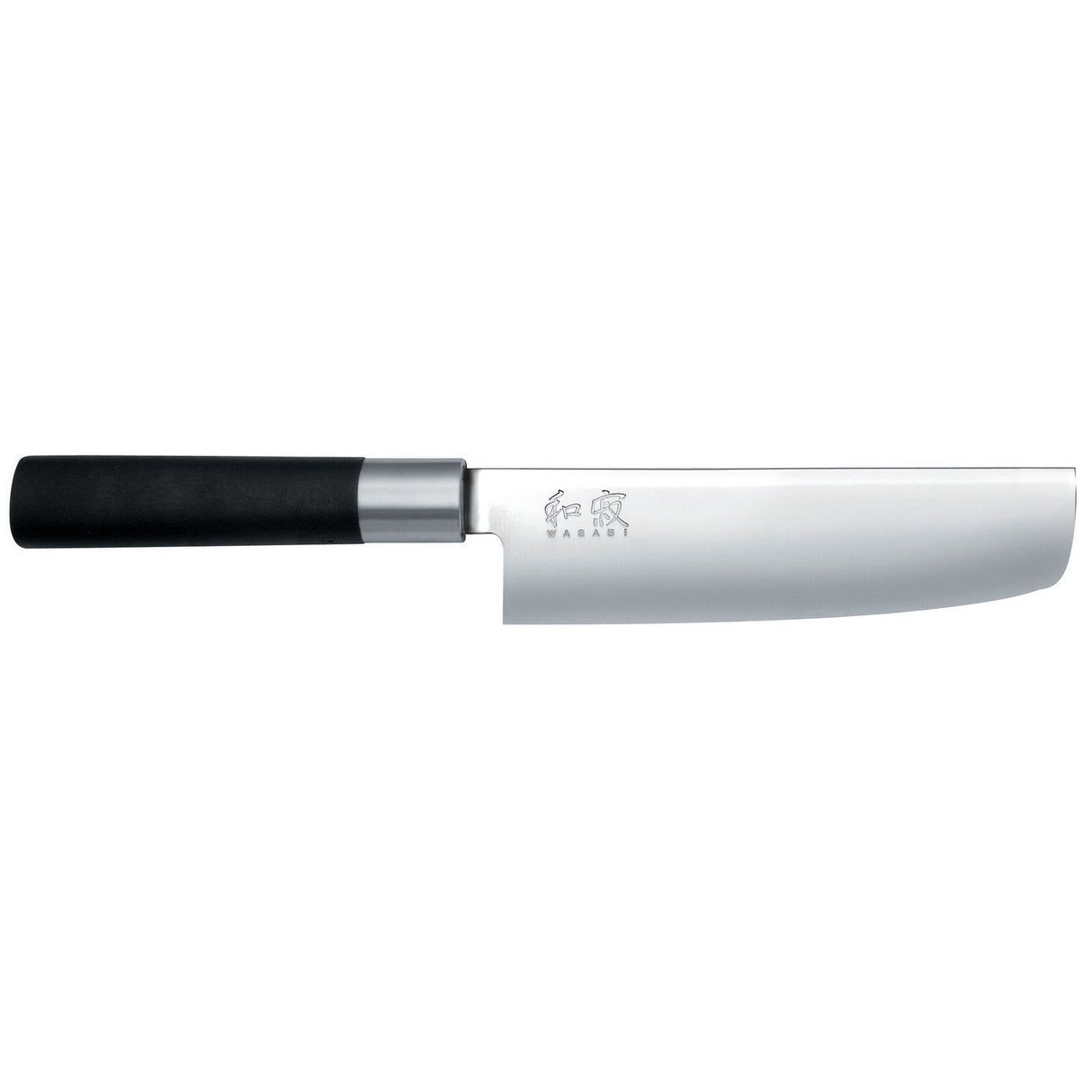 KAI Wasabi Black Bloque de cuchillos de roble equipado con 8 cuchillos, desmontable para limpieza - Dimensiones 31 x 18 x 34 cm - Juego completo de cuchillos de cocina