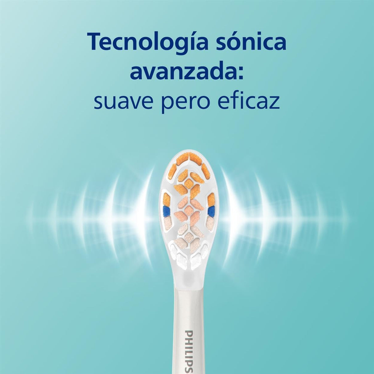 Philips Sonicare DiamondClean Smart 9400, cepillo dental eléctrico, con aplicación, sensor de presión, detección de cabezal de cepillado, blanco, modelo HX9917/88, Blanco, 2 Cabezales