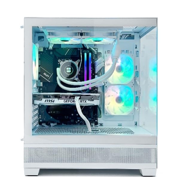 PC GAMING - PC Gamer Aqua - NVIDIA RTX 4060 8G - Watercooling 240mm White - Case Aqua View XT - B760-WIFI - Corsair Vengeance SL 2X8GB DDR4 3600WH - SSD 1TB PCI 4.0 - Windows 11 Pro