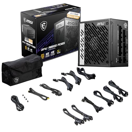 MSI MPG A850G PCIE5 850W 80 Plus Gold Full Modular