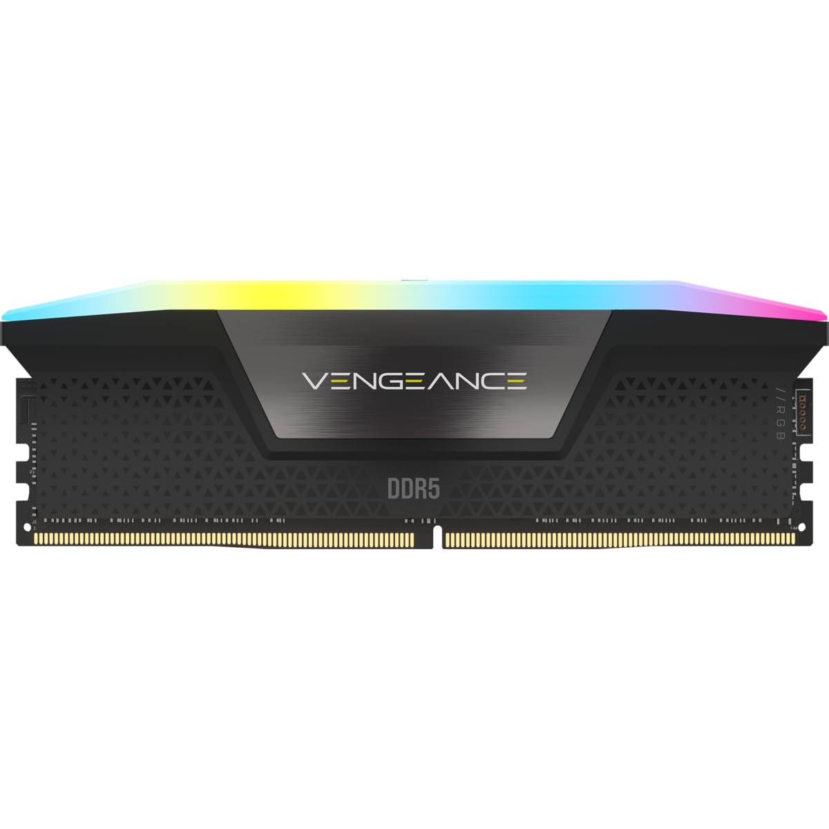 Corsair Vengeance RGB DDR5 192GB (4x48GB) 5200MHz C38 Intel Memoria per Desktop (Iluminación Dinámica RGB de Diez Zonas, Regulación de Voltaje a Bordo, Perfiles XMP 3.0 Personalizados) Negro
