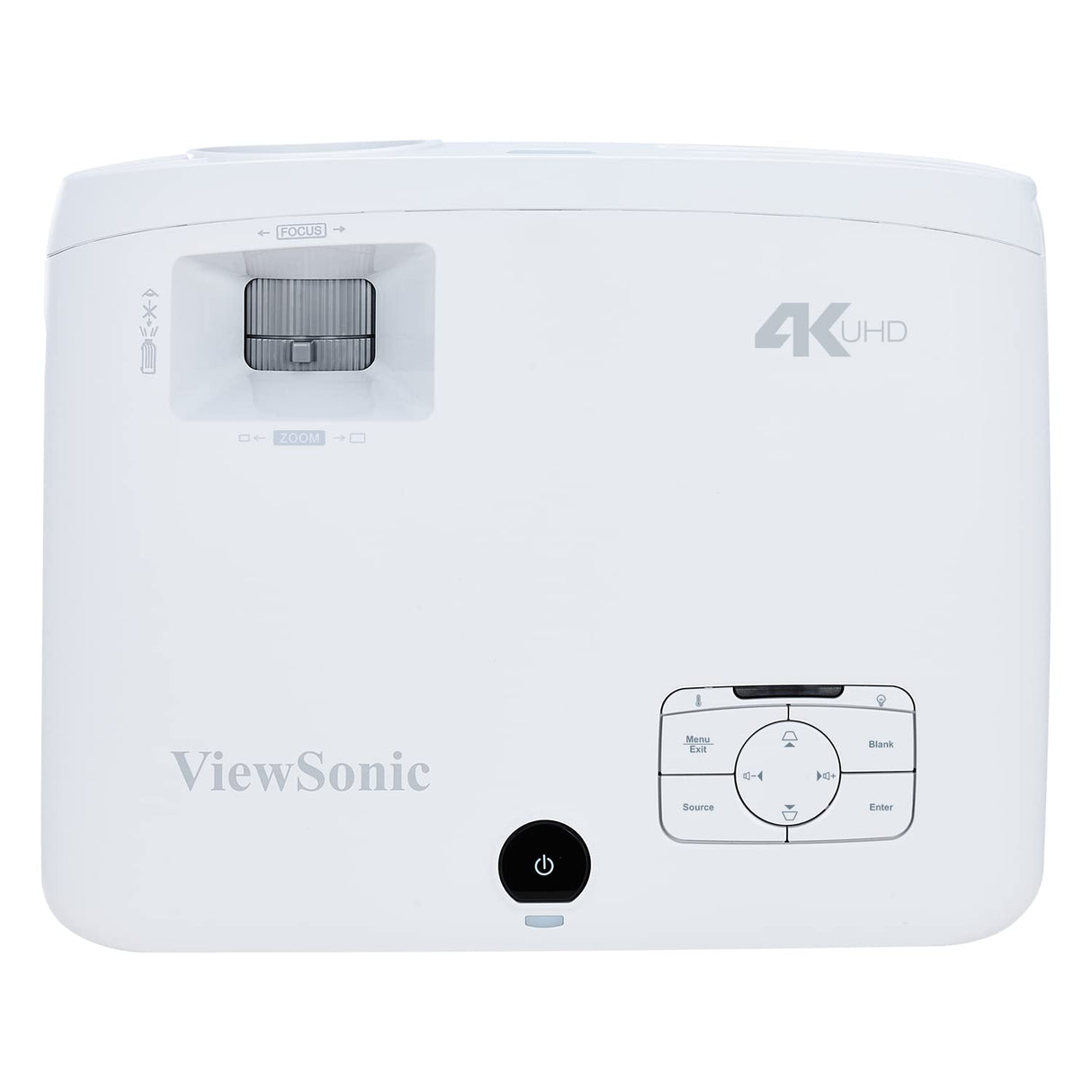 ViewSonic PX701-4K Proyector Cine en casa 4K UHD (3500 lúmenes, HDMI, HDR, Altavoces)- Blanco