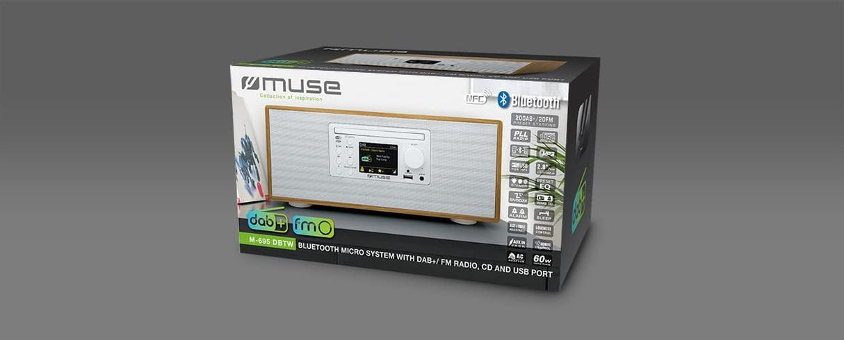 MUSE Micro HiFi M-695 DBTW