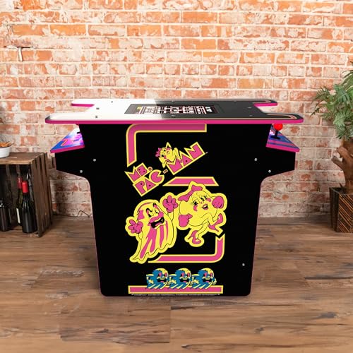 ARCADE 1 Up Ms. Pac-Man Head-to-Head Table Black