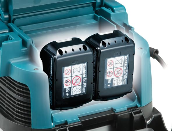 MAKITA DVC150LZ ASPIRADOR 18Vx2 LXT AC/DC 15L, Multicolor